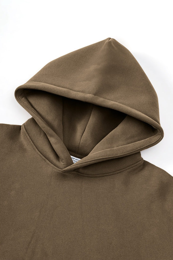 Oversized Heavyweight Fleece Pullover Hoodie
