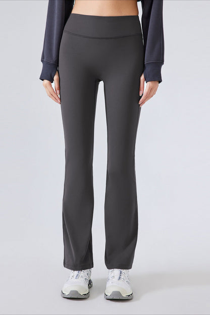 High-Waisted Fleece Lined Flared Yoga Leggings