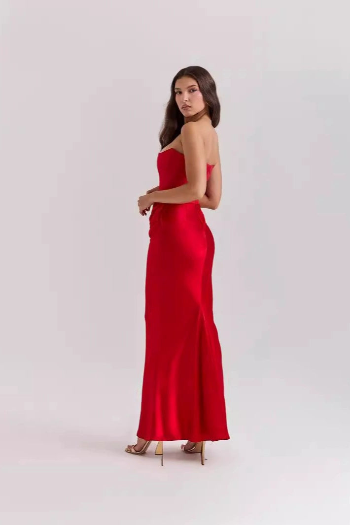 Strapless Backless Slim Chic Formal Dress