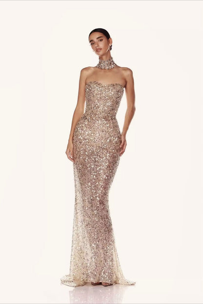Sequin Glamour Gown Prom Dress