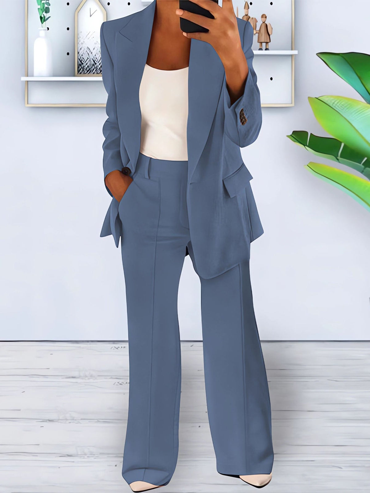 Lapel Slim Suit