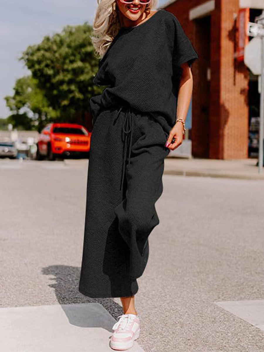 Drawstring Casual Sports Sets