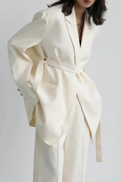 Solid Color Elegant Blazer
