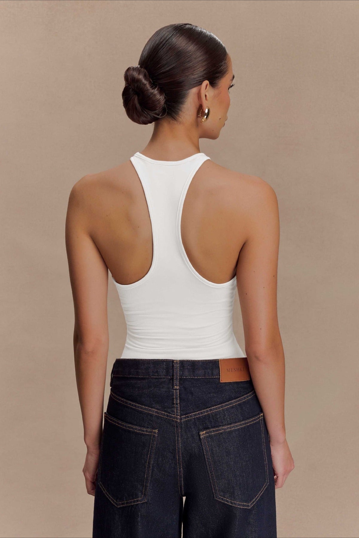 Metal Trim Halter Cutout Chic Halter Top