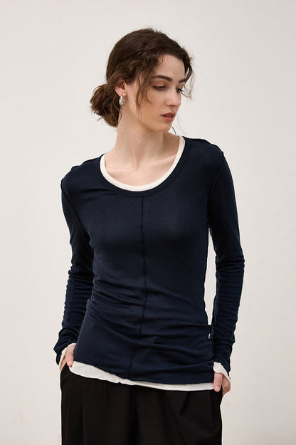 Thermal Blend Slim Knit Top