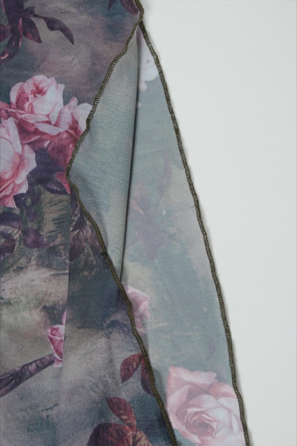 Halter Strapless Printed Mesh Maxi Floral Dress