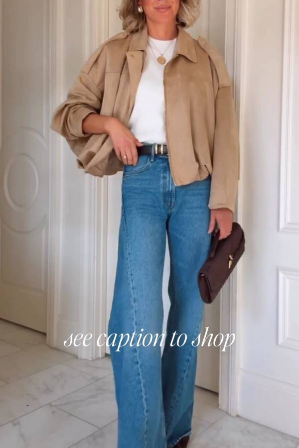 Jacket casual oversized long sleeve fashionable street style jacket