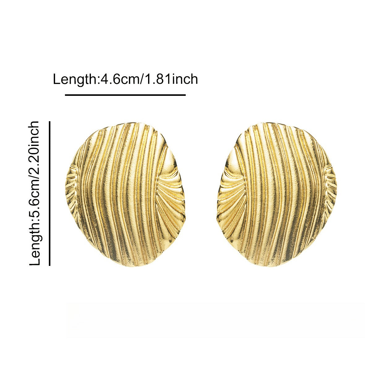 Minimalist Linear Geometric Earrings