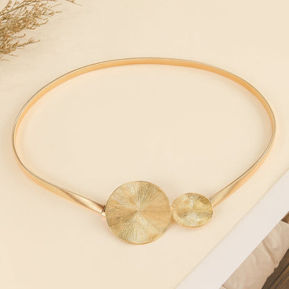 Elastic Metal Ring Slim Waist Chain