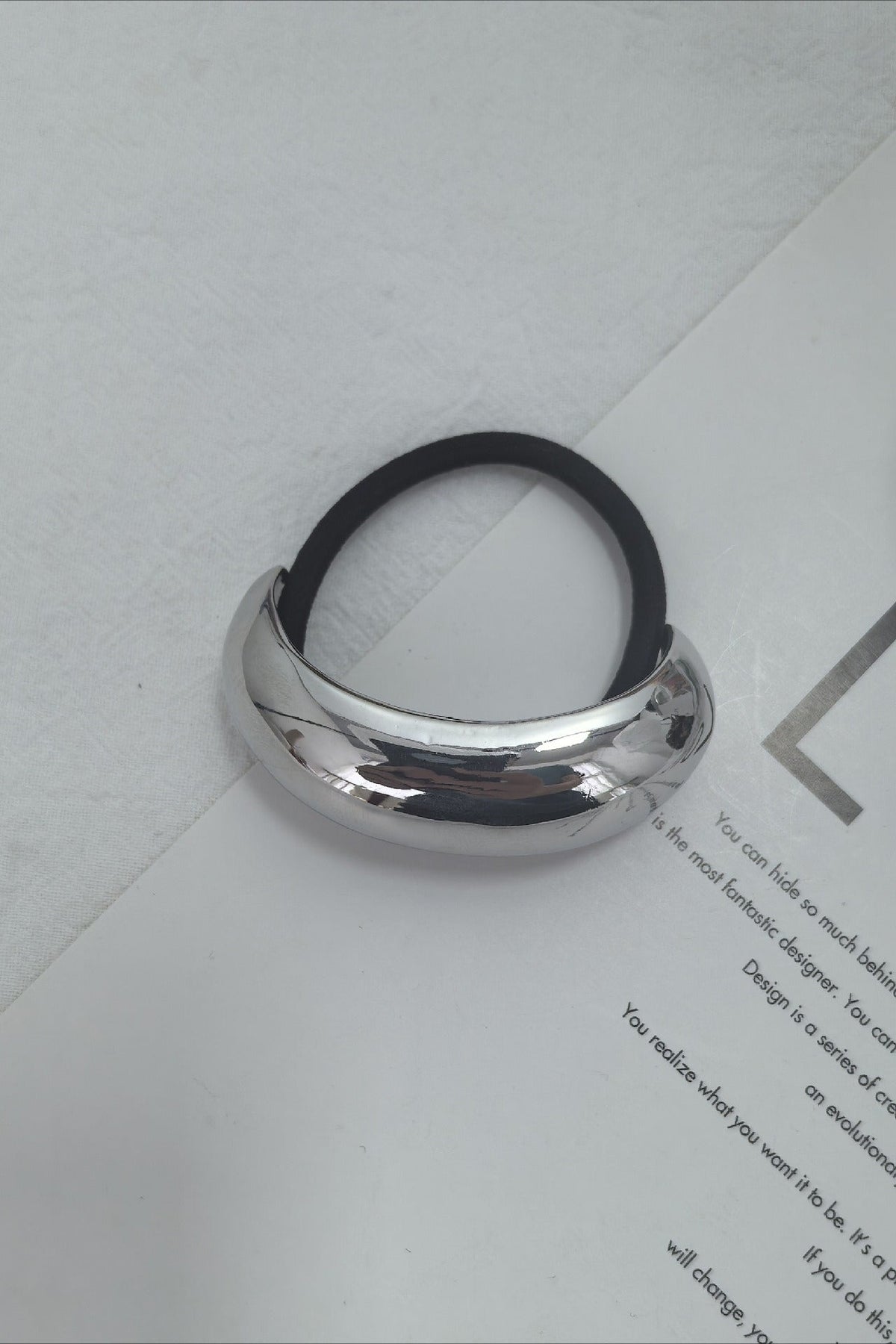 Sphere Metallic U-Loop Hair Cuff