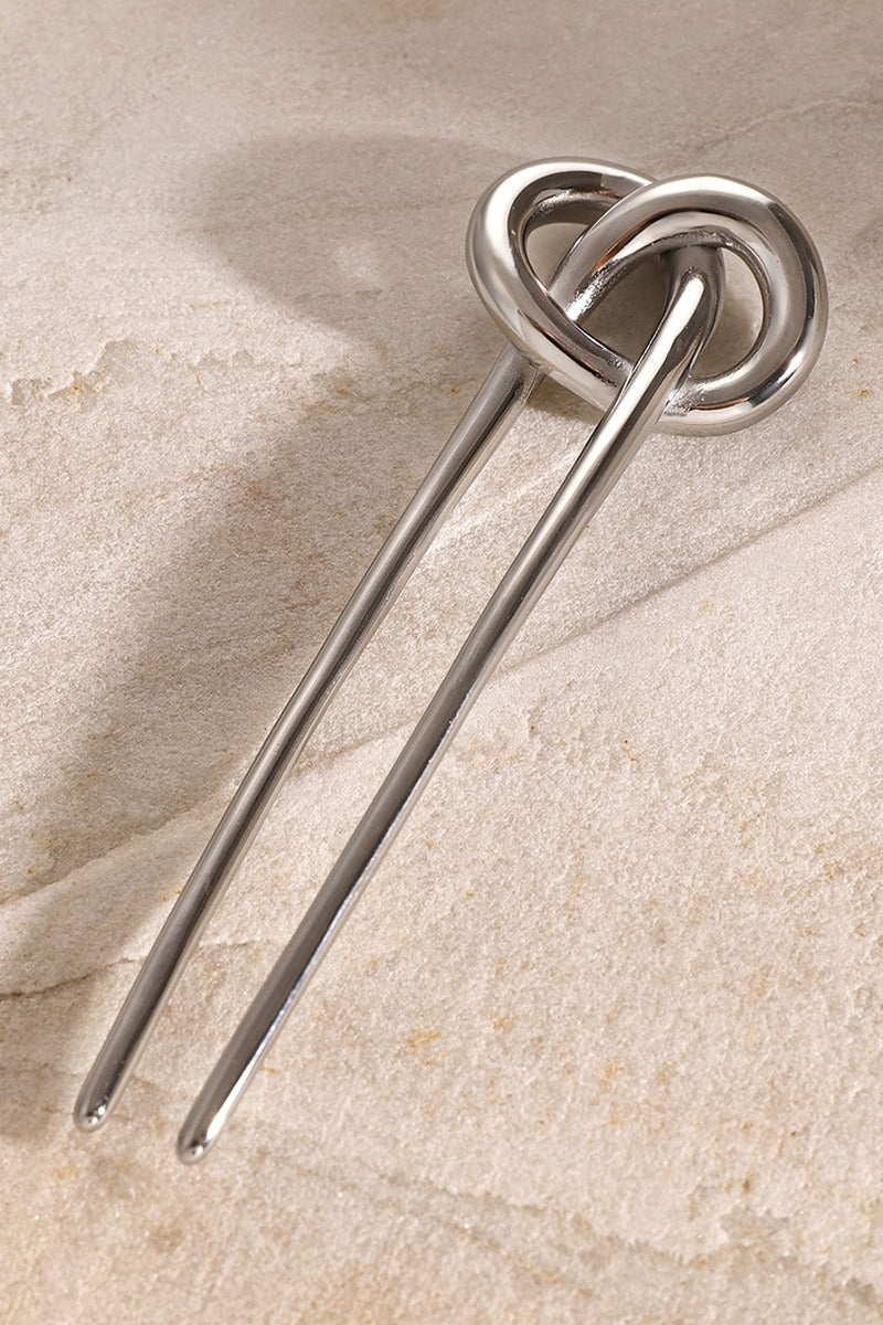 Elegant Polished Stainless Steel Hairpin