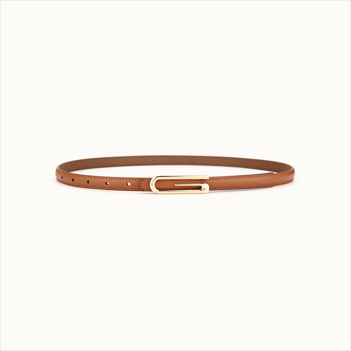 Fashion Versatile Slim Leather Pants Belt