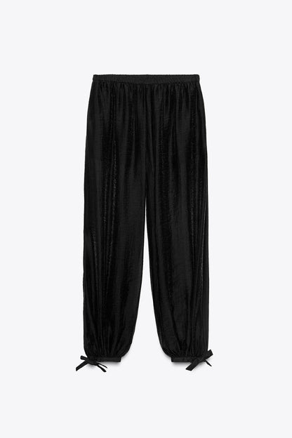 ZW COLLECTION TIE HEM BLOOMER TROUSERS