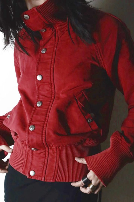 Urban Stand Collar Zip Detail Jacket