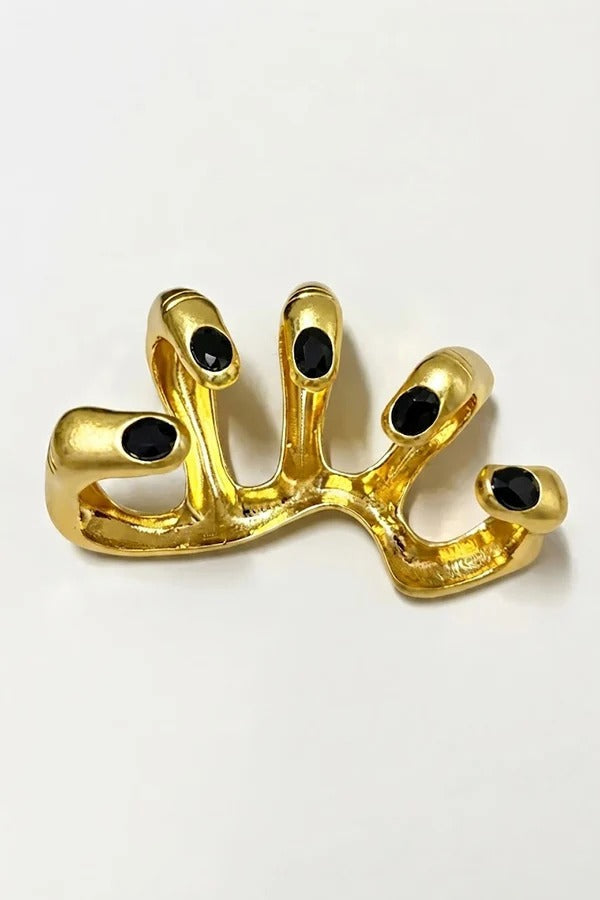 Rhinestone-studded Handheld Stress-relief Ring