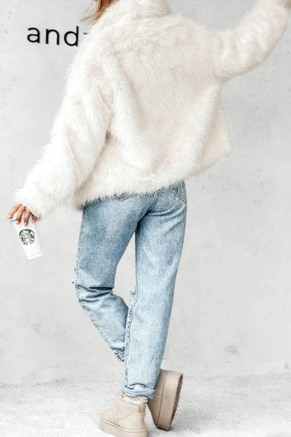Short Bear Elegance fur coat