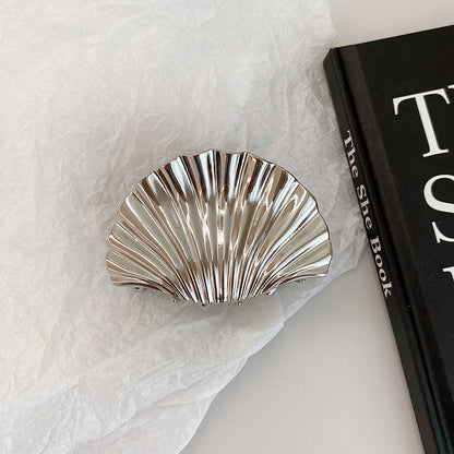Seashell Wave Design Hair Claw