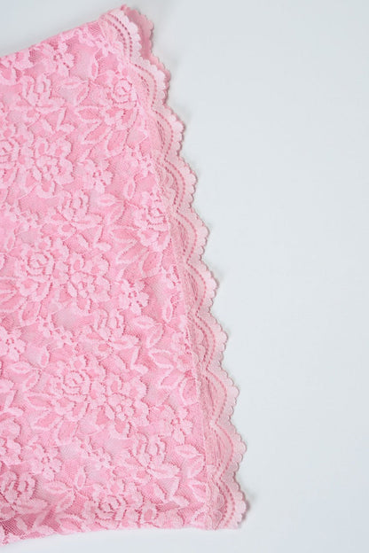 Lace Hollow Out Slim Fit Halter Top