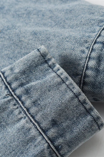 Casual Washed Denim Jacket