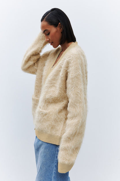 Cozy Faux Fur Cardigan