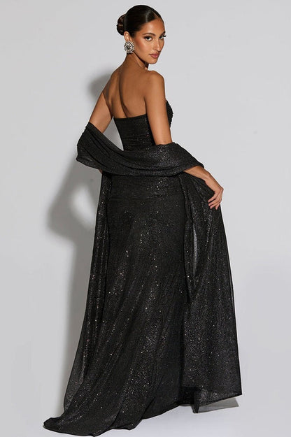 Sequin Slip Evening Gown Prom Dress