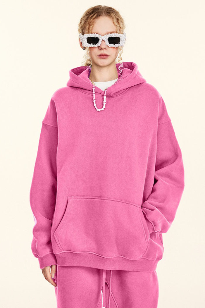 Oversized Heavyweight Fleece Pullover Hoodie