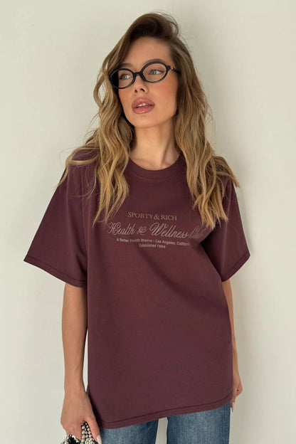 Cotton Loose Fit Casual Short Sleeve Tee