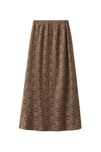 Lace skirt (thick velvet lining)