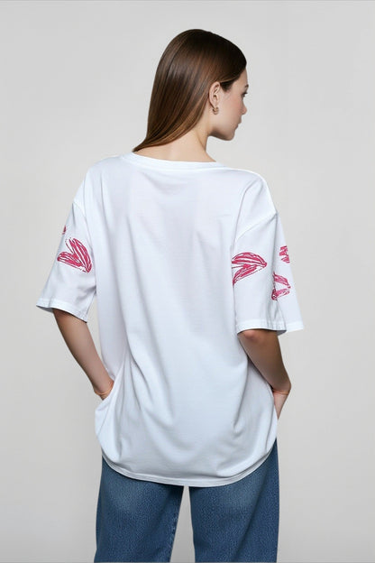 Streetwear Graphic Heart T-shirts