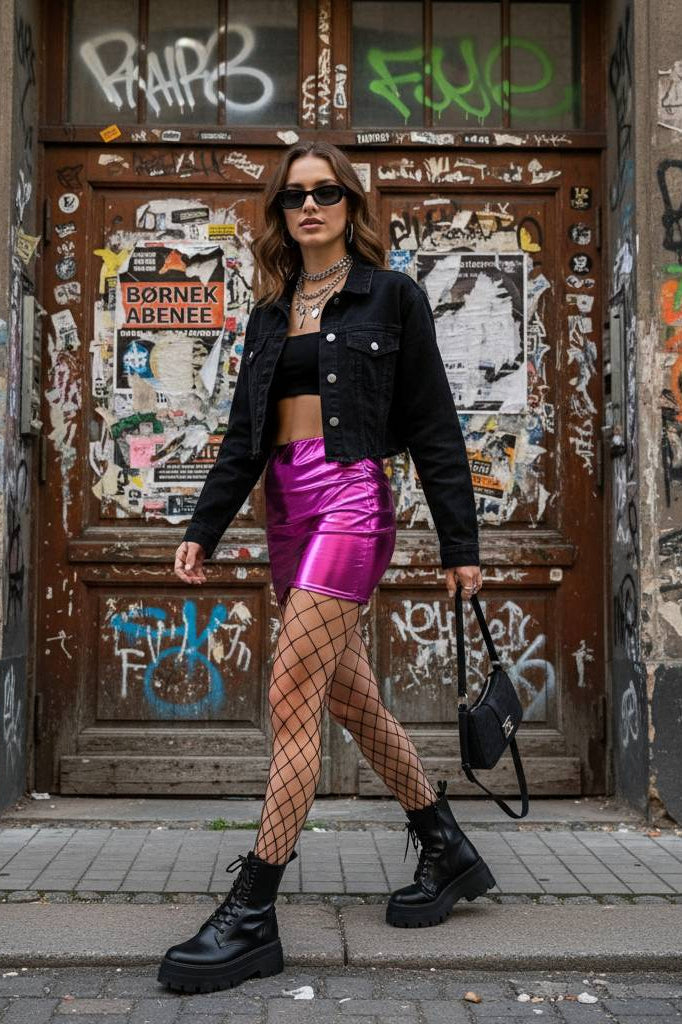 Wetlook Mini Club Party Skirt