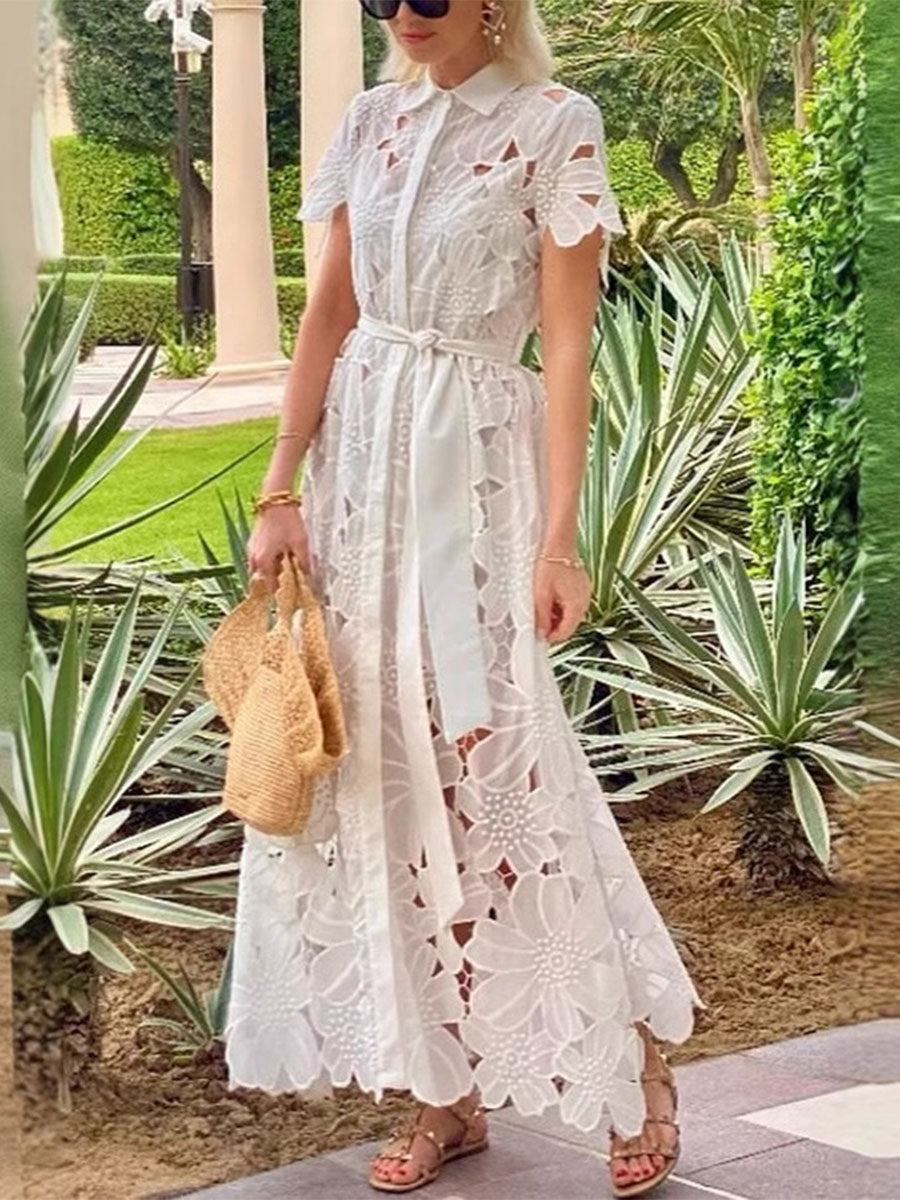 Lace Floral Dress