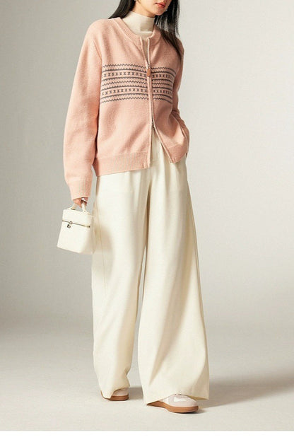 Vintage Jacquard Knit Sweater