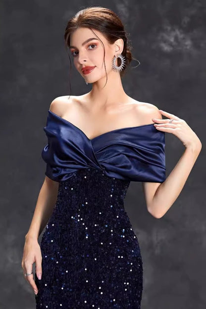 Slit Bodycon Gown Prom Dress