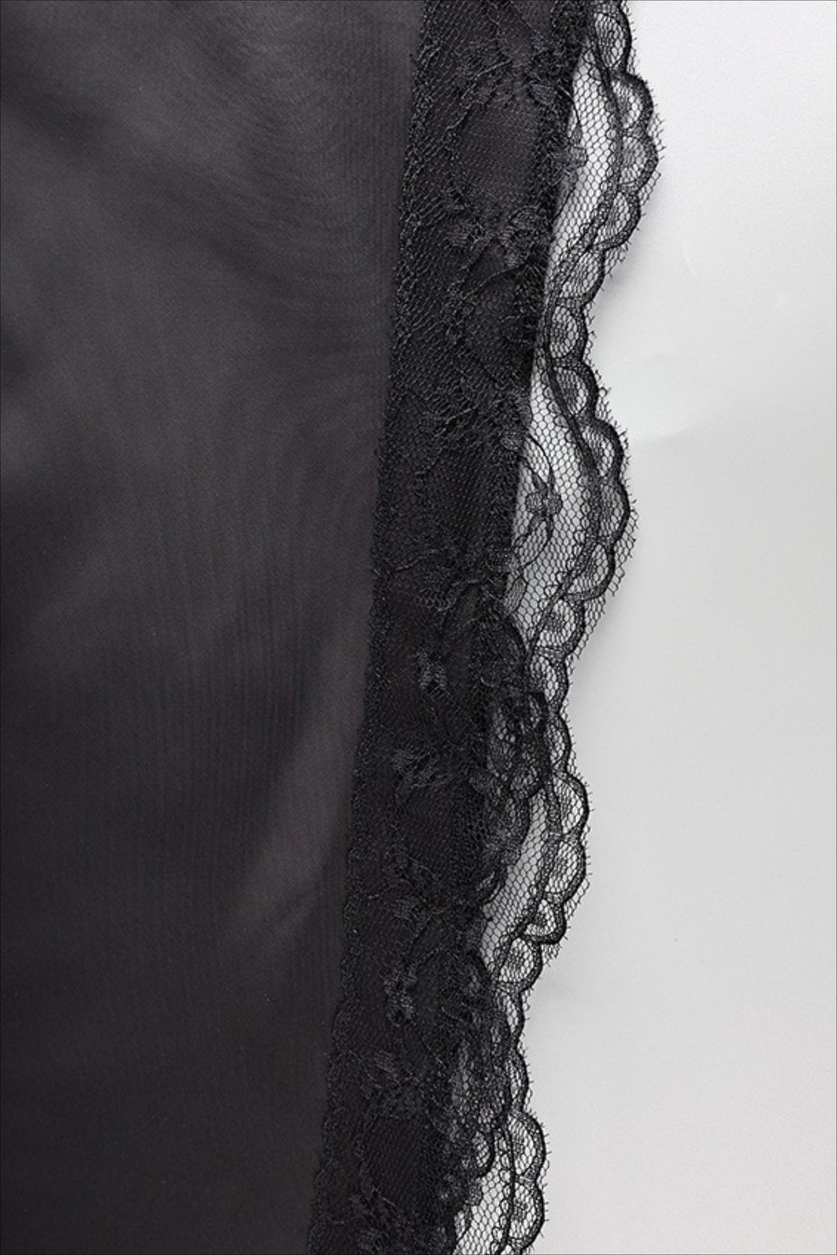 High Waist Lace Panel Slit Office Mini Skirt