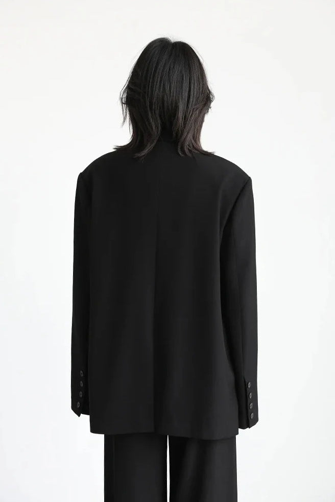 Solid Color Elegant Blazer