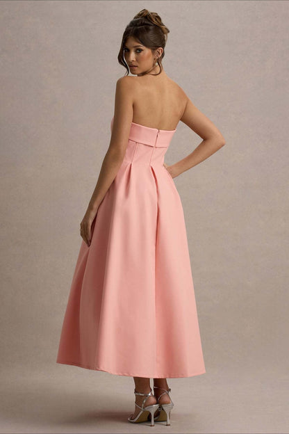 Bandage Strapless Party Dress