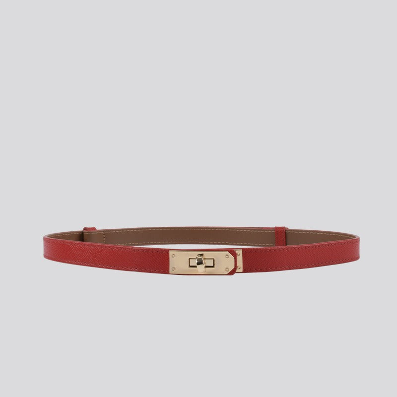 Locking Clasp Slim Elegant Waist Belt