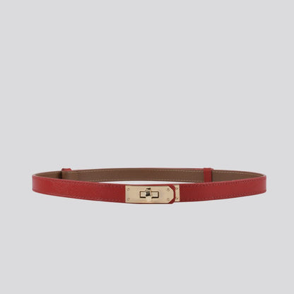 Locking Clasp Slim Elegant Waist Belt