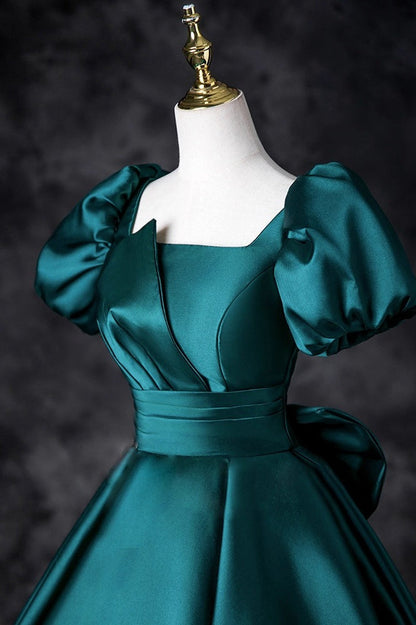 Satin Evening Gown Prom Dress