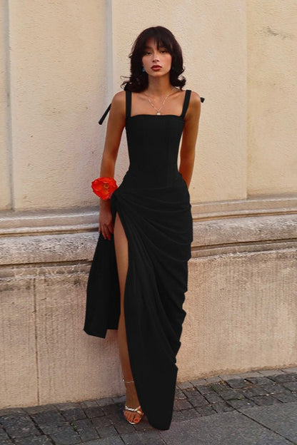 Chic Backless Slip Dress