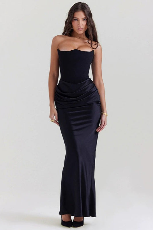 Strapless Backless Slim Chic Formal Dress
