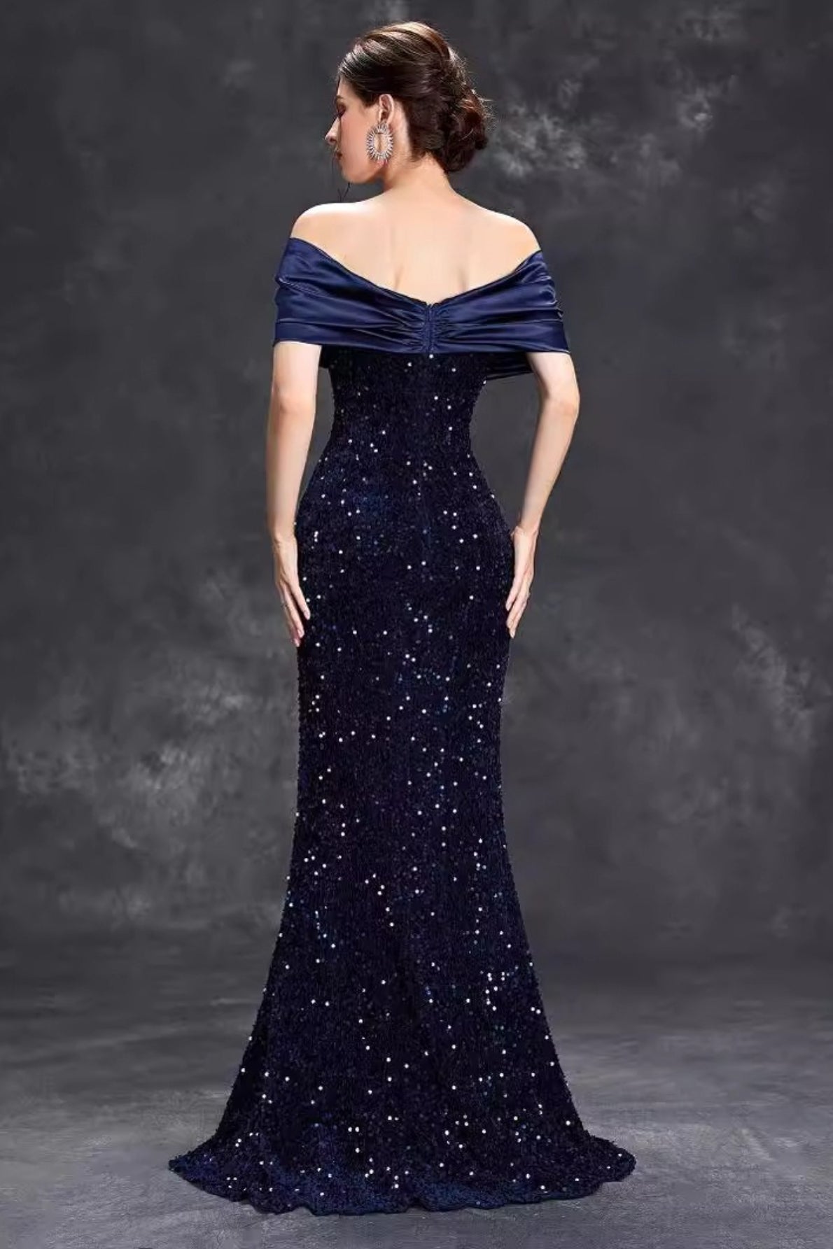 Slit Bodycon Gown Prom Dress