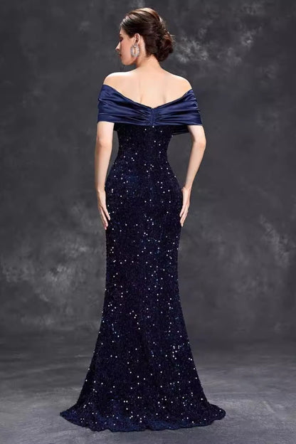 Slit Bodycon Gown Prom Dress