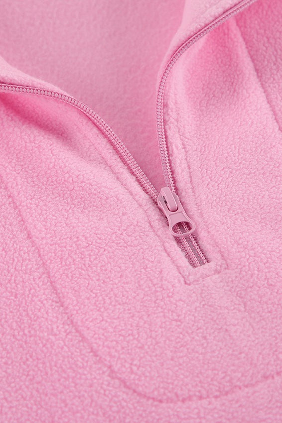 Sherpa Fleece Oversized Casual Sweatshirt