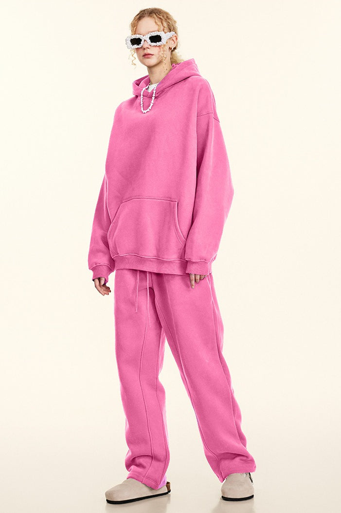 Oversized Heavyweight Fleece Pullover Hoodie