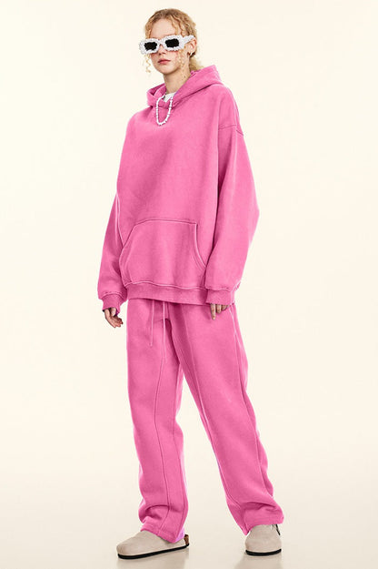 Oversized Heavyweight Fleece Pullover Hoodie