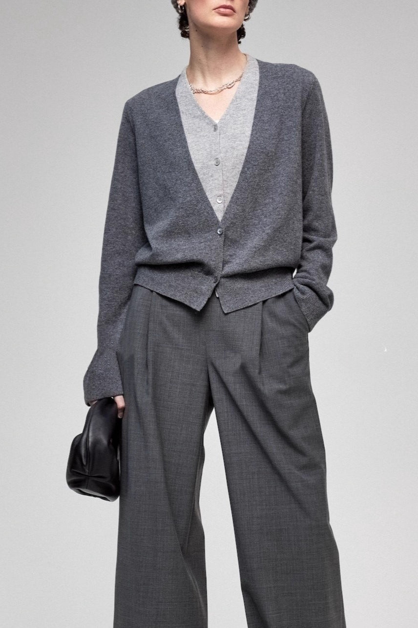 Two-in-One Pure Wool Knit Top
