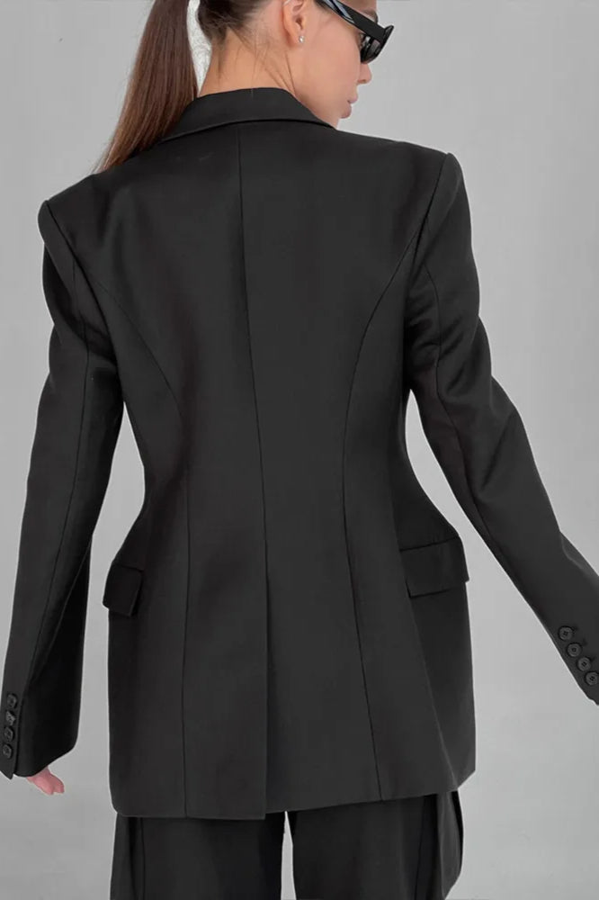 Elegant Longline Casual Blazer