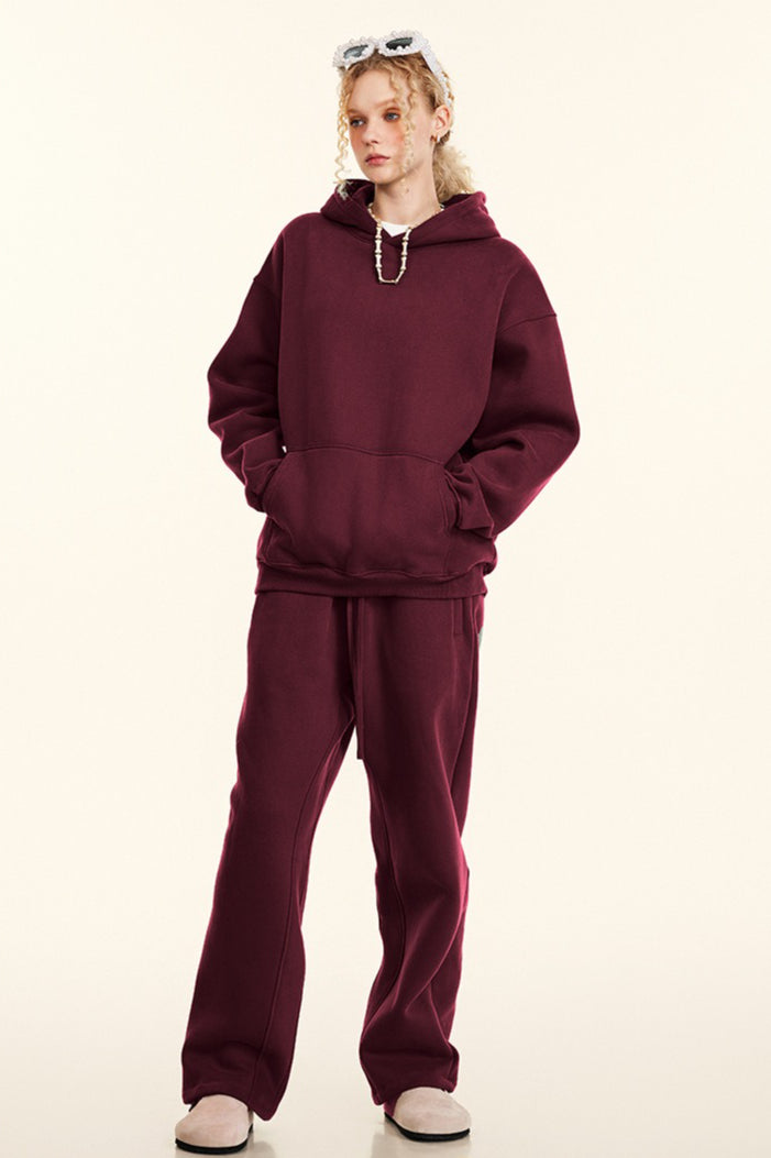 Oversized Heavyweight Fleece Pullover Hoodie