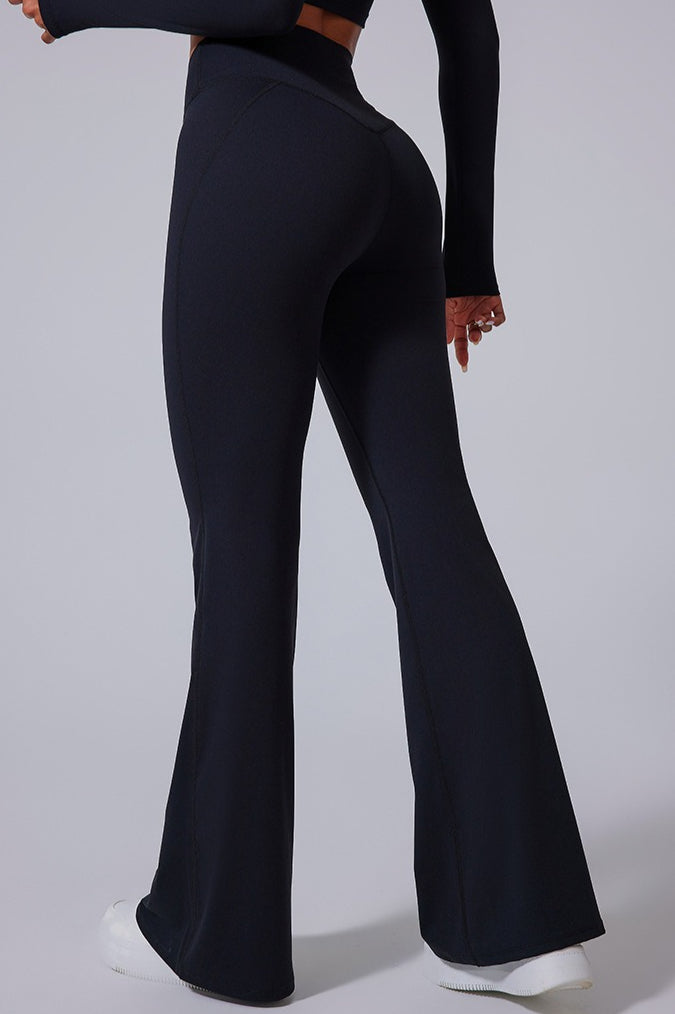 V-Waist Brushed Booty Lifting Workout Leggings